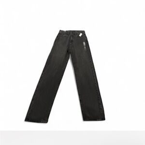 GAP Men's Dark Gray gap flex relaxed tapered Straight Jeans‎
